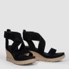 Women Ugg Sandals | Ileana, Suede Wedges Black