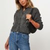 Women Club L’avenir Sweaters And Cardigans | Jun, Alpaca Mix Melange Cardigan Grey