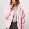 Women American Vintage Outerwear | Zotcity, Padded Oversized Jacket Pink