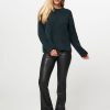 Women Gestuz Sweaters And Cardigans | Alpha, Alpaca Mix Melange Jumper Dark Green