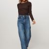 Women Lois Jeans | Maya, High Waist Loose Fit Non-Stretch Jeans Blue