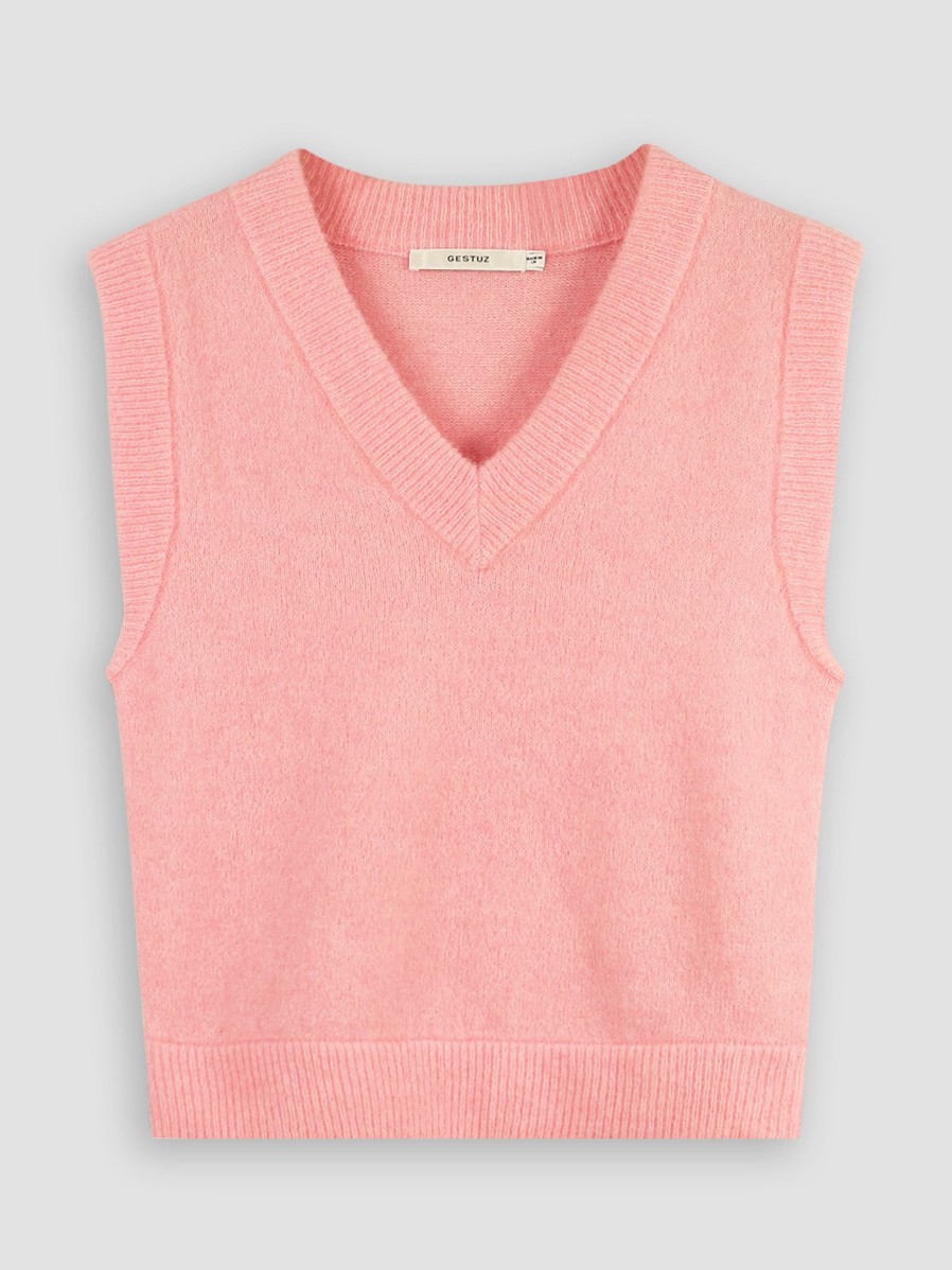 Women Gestuz Sweaters And Cardigans | Alpha, Alpaca Mix Spencer Pink