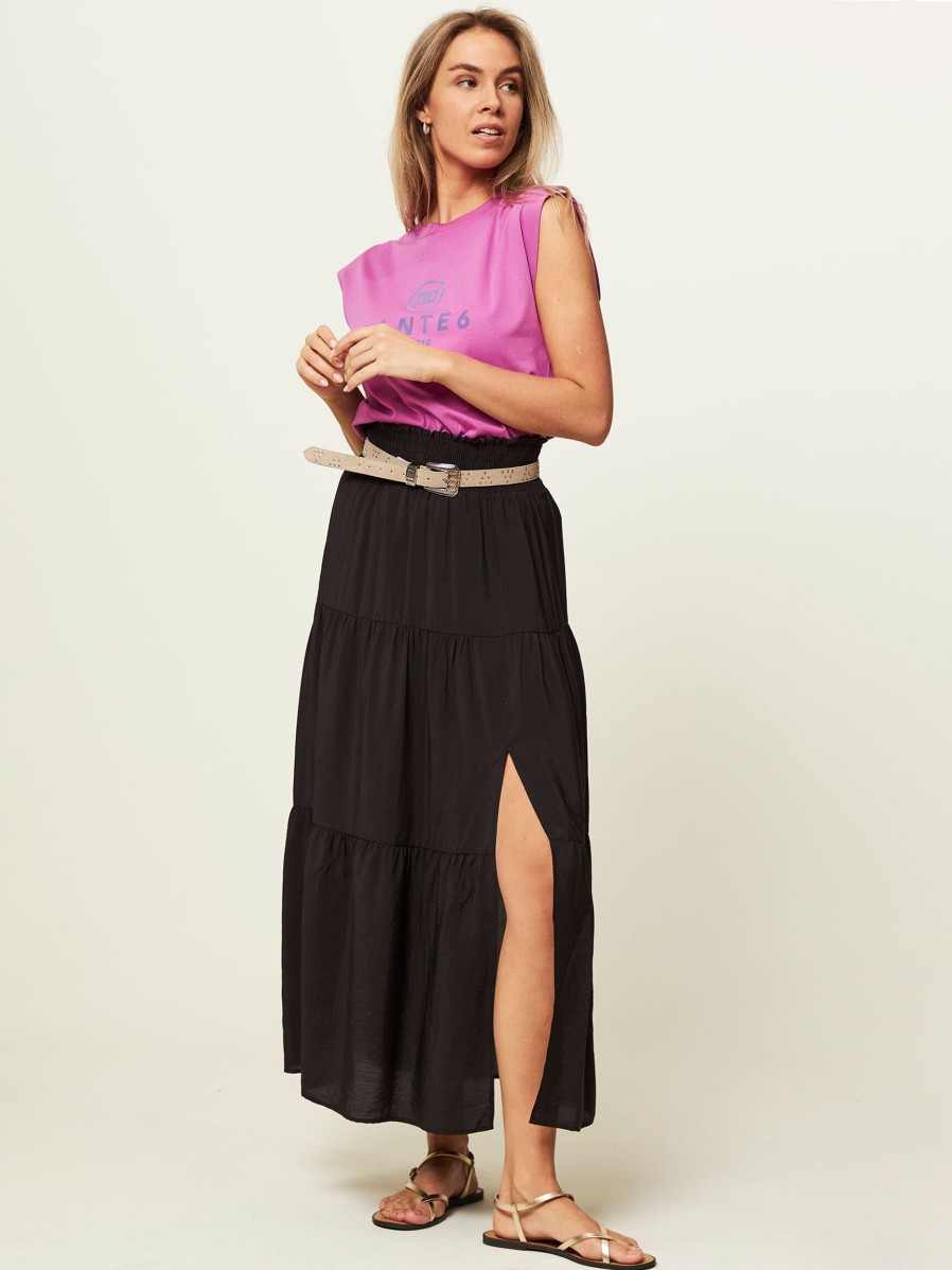 Women Dante 6 Skirts | Solaire, Viscose Mix Skirt Black