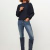 Women La Fee Maraboutee Tops And Blouses | Tivia, Viscose Top Dark Blue