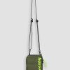 Women Mads Norgaard Bags | Floss, Cotton Mix Logo Phone Bag Moss Green