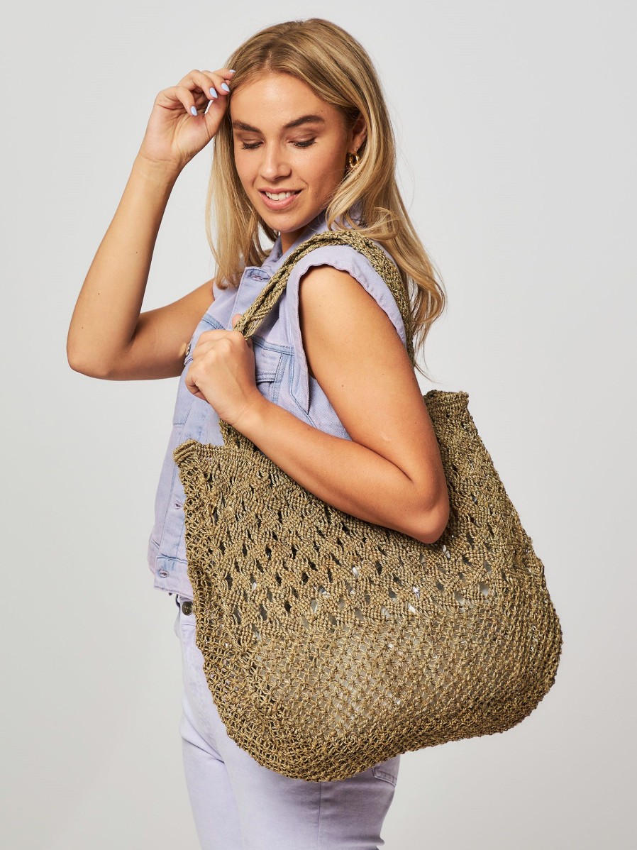 Women The Jacksons Bags | Maya, Handmade Jute Shopper Lightbrown