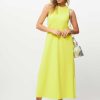 Women Drykorn Dresses And Tunics | Elsanne, Organic Cotton Maxi Dress Yellow