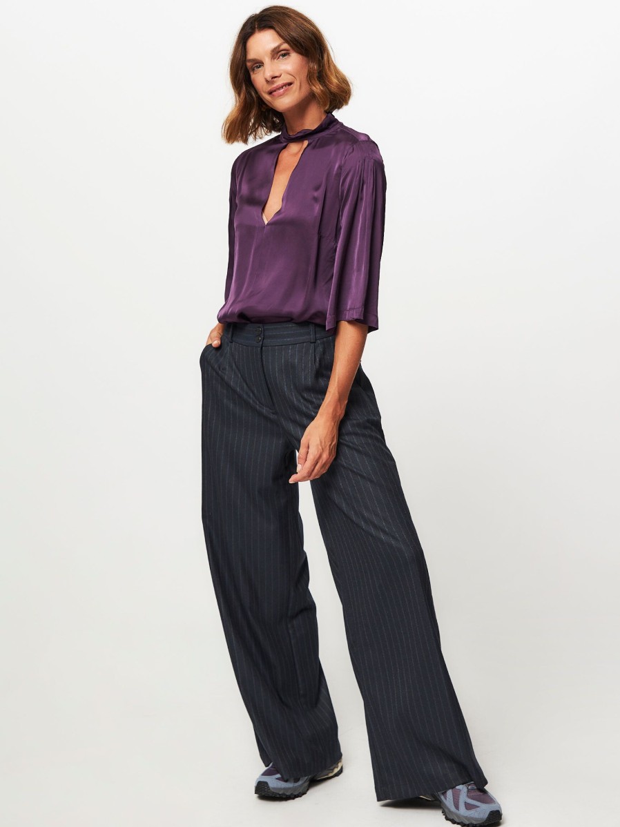 Women Alchemist Tops And Blouses | Thea, Eco Vero Viscose Top Purple