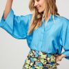 Women Gestuz Tops And Blouses | Luella, Woven Blouse Blue