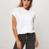 Women Majestic Filatures Tops And Blouses | Organic Cotton T-Shirt White