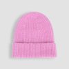 Women Knit-ted Hats And Beanies | Nora, Merino Wool Mix Beanie Pink