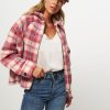 Women Woolrich Blazers And Jackets | Gentry, Wool Mix Jacket Dusty Pink