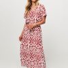 Women Studio Anneloes Skirts | Yfke, Woven A-Line Skirt With Print Terracotta