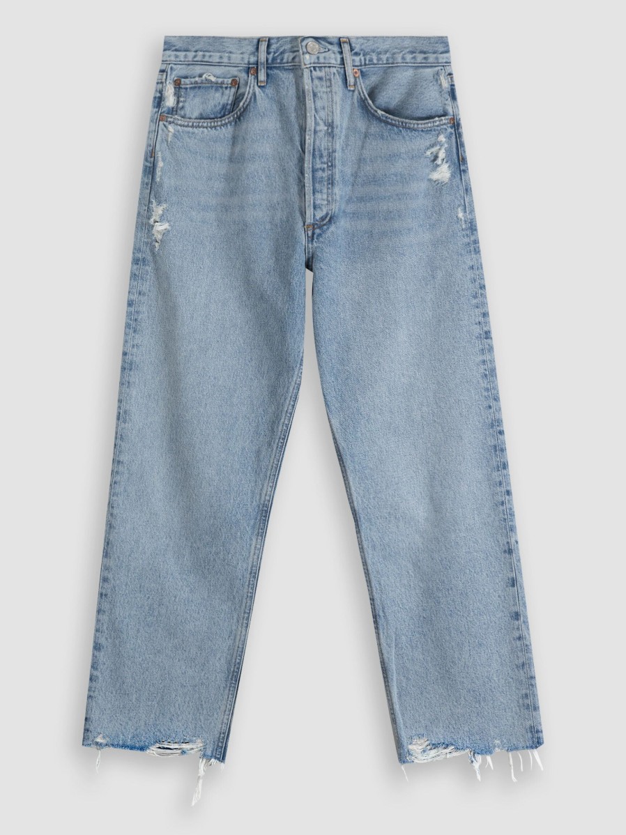 Women Agolde Jeans | 90'S, Mid Waist Loose Fit Non-Stretch Jeans Blue