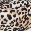 Women Wouf Bags | Cleo, Woven Make-Up Bag With Print Sand