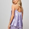 Women forte_forte Tops And Blouses | Viscose Shiny Top Lilac