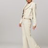 Women Summum Blazers And Jackets | Viscose Mix Jacket Ecru