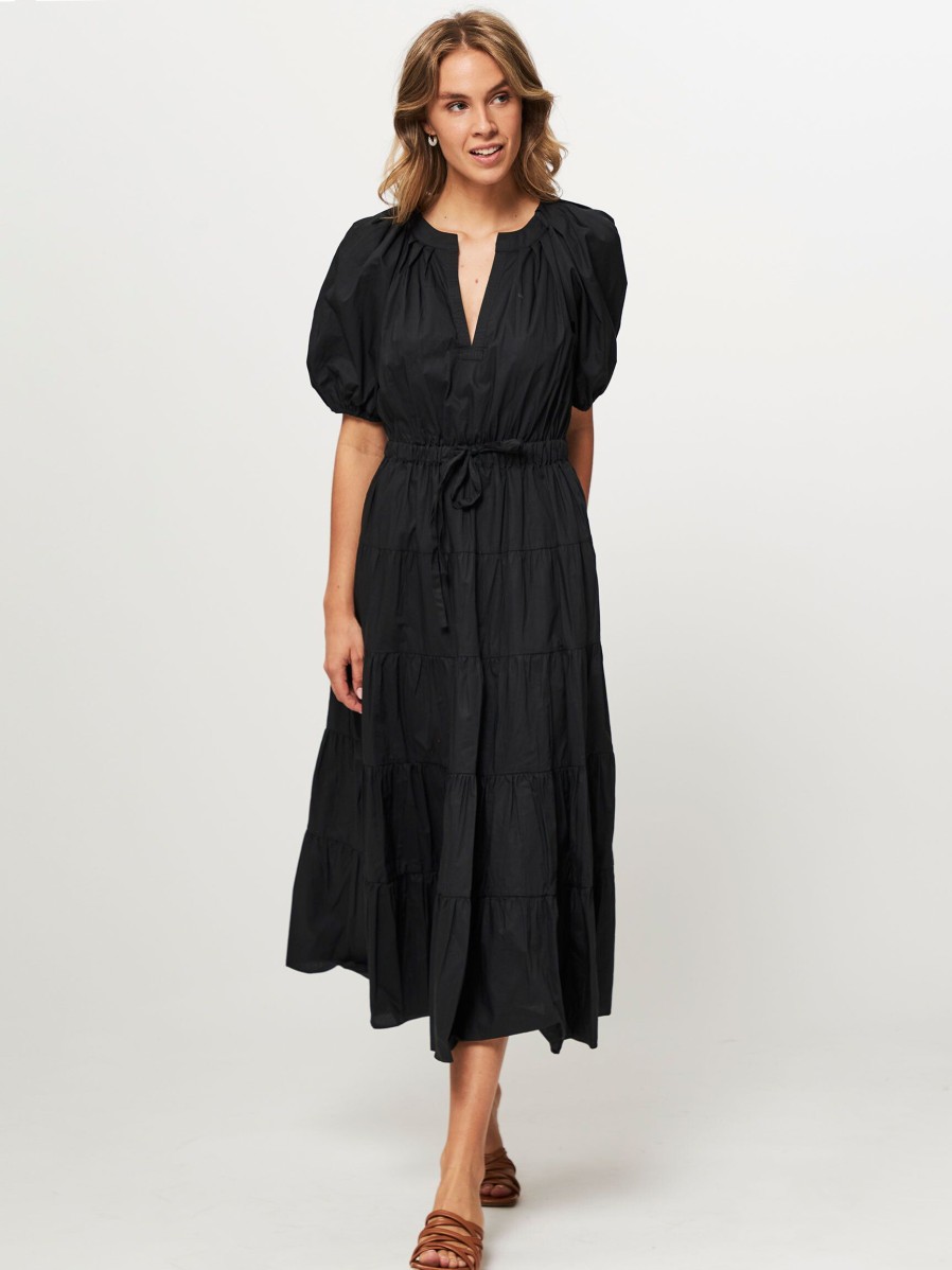 Women Ulla Johnson Dresses And Tunics | Olina, Cotton Maxi Dress Black