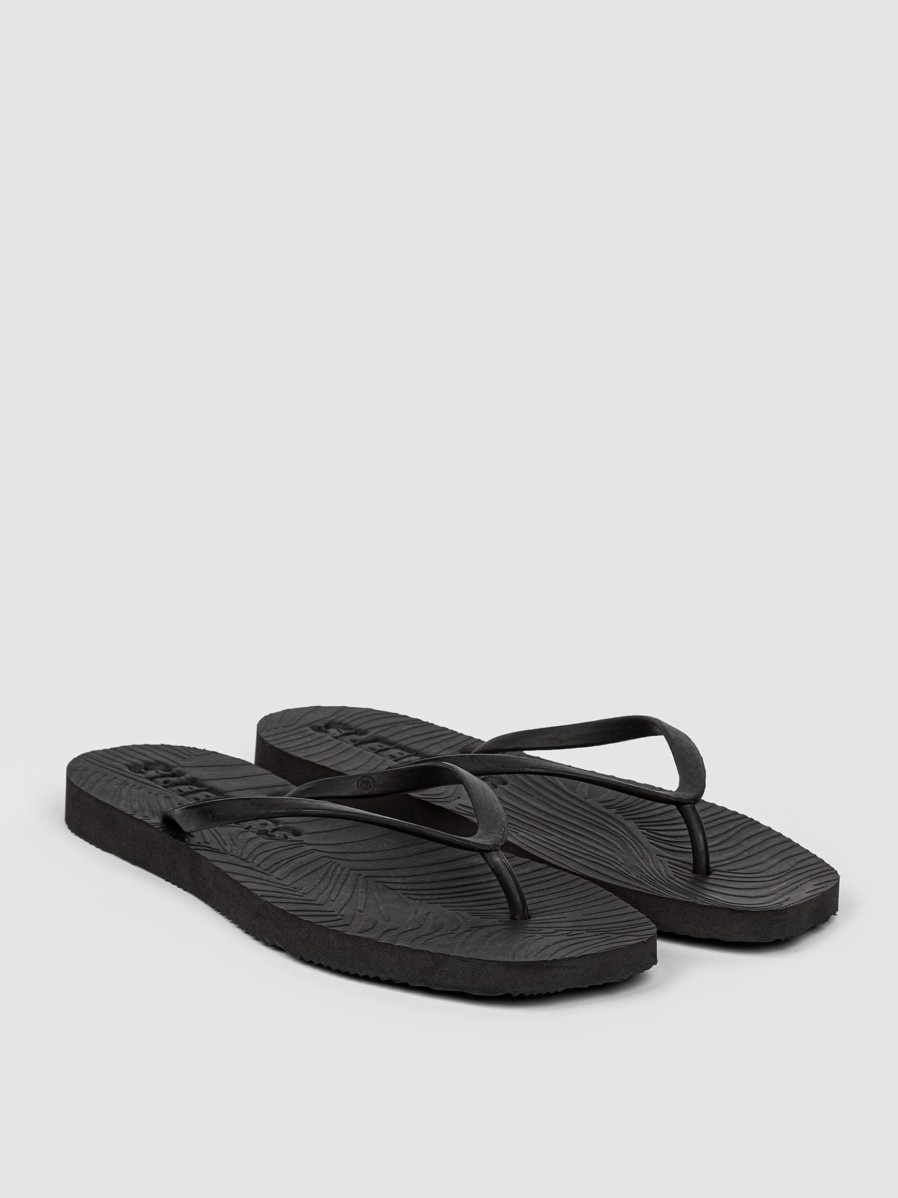 Women Sleepers Flip Flops | Tapered, Rubber Flip Flops Black