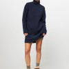 Women Samsoe Samsoe Dresses And Tunics | Scarlett, Merino Wool Dress Dark Blue