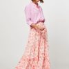 Women Fabienne Chapot Skirts | Maleva, Modal Skirt With Print Pink