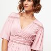 Women Freebird Dresses And Tunics | Thalia, Rayon Mix Dress Light Pink