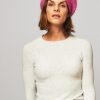 Women Ganni Hats And Beanies | Mohair/Wool Mix Beret Pink