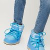 Women Moon Boot Boots | Low Padded Nylon Snowboots Blue