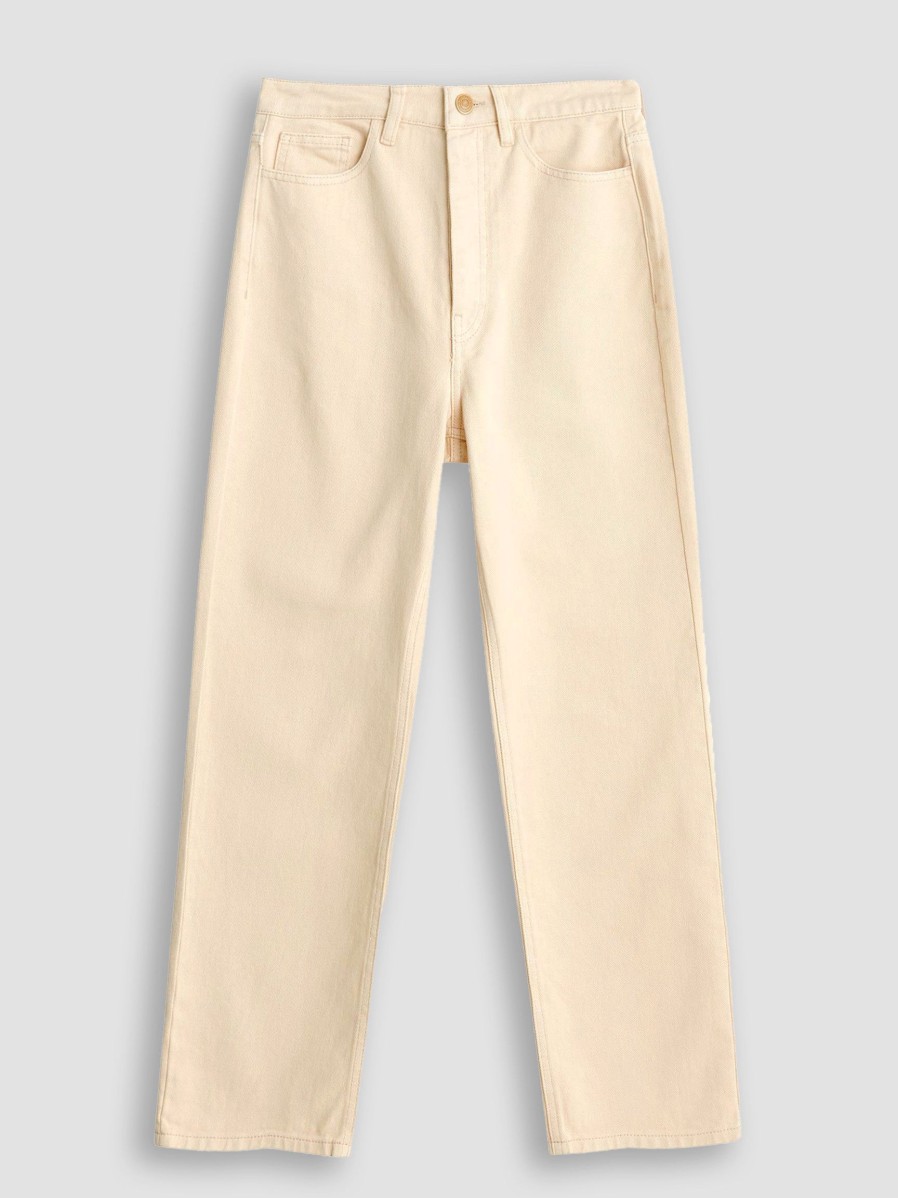 Women By Malene Birger Jeans | Casabela, High Waist Balloon Fit Jeans Sand