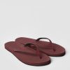 Women Indosole Flip Flops | Recycled Rubber Flip Flops Bordeauxred