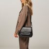 Women Sessun Bags | Niu Tano, Leather Shoulderbag Black