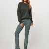 Women Another-Label Pants And Jumpsuits | Daisy, Viscose Mix Flared Trousers With Lurex Green