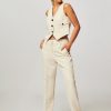 Women Co'Couture Pants And Jumpsuits | Vola, Viscose Mix Palazzo Ecru