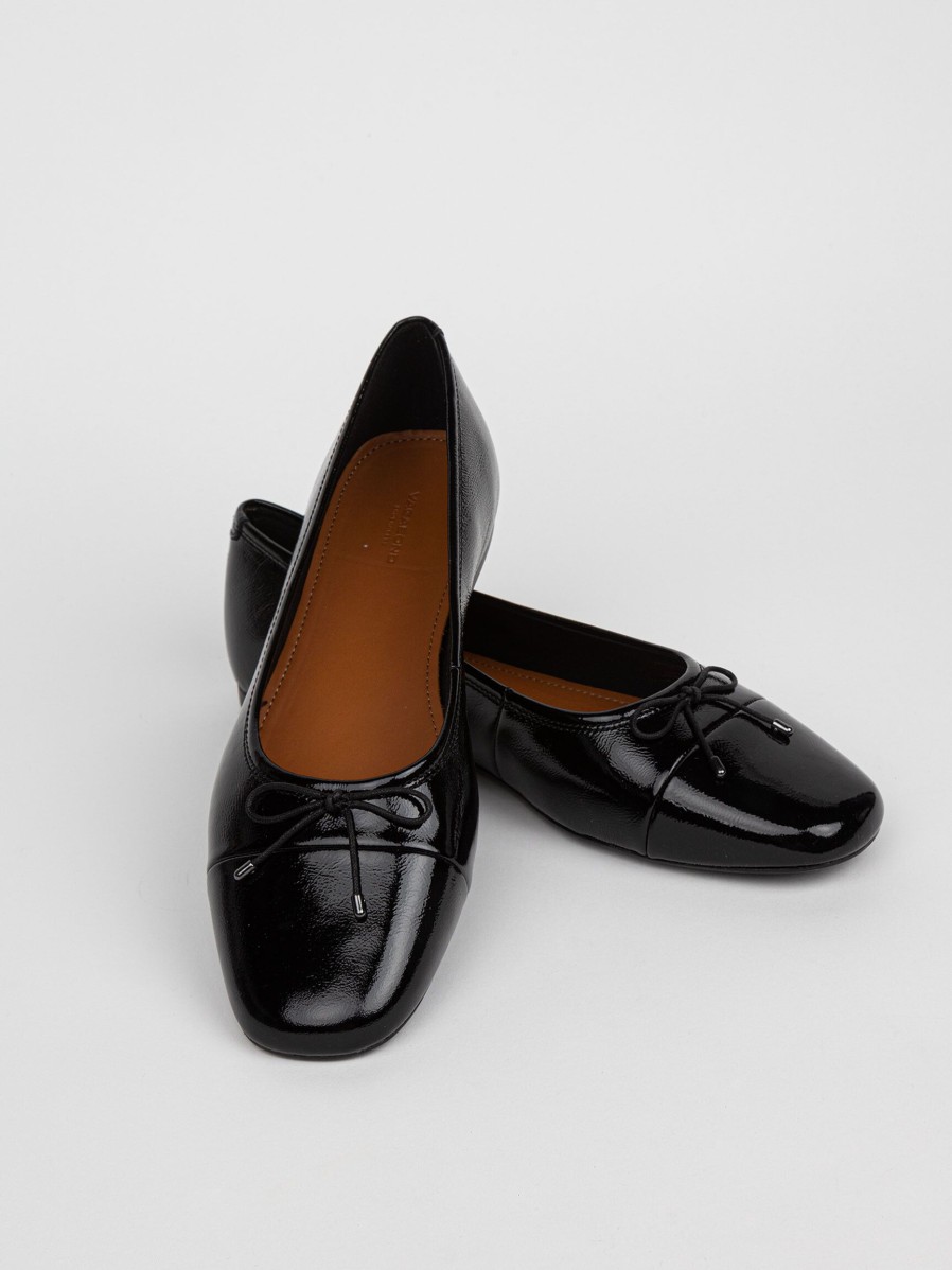 Women Vagabond Shoemakers Ballet Flats And Loafers | Jolin, Patent Leather Ballerinas Black