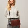 Women Ellen Truijen Bags | Caro, Leather Crossbody Bag Brown