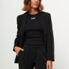 Women Samsoe Samsoe Blazers And Jackets | Hoys, Woven Blazer Black