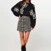 Women Essentiel Antwerp Skirts | Enormous, Wool Mix Boucle Skirt Black