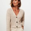 Women La Fee Maraboutee Sweaters And Cardigans | Rastel, Wool Mix Cardigan Sand