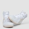 Women Diadora Sneakers | Mi Basket, Leather High Sneakers White