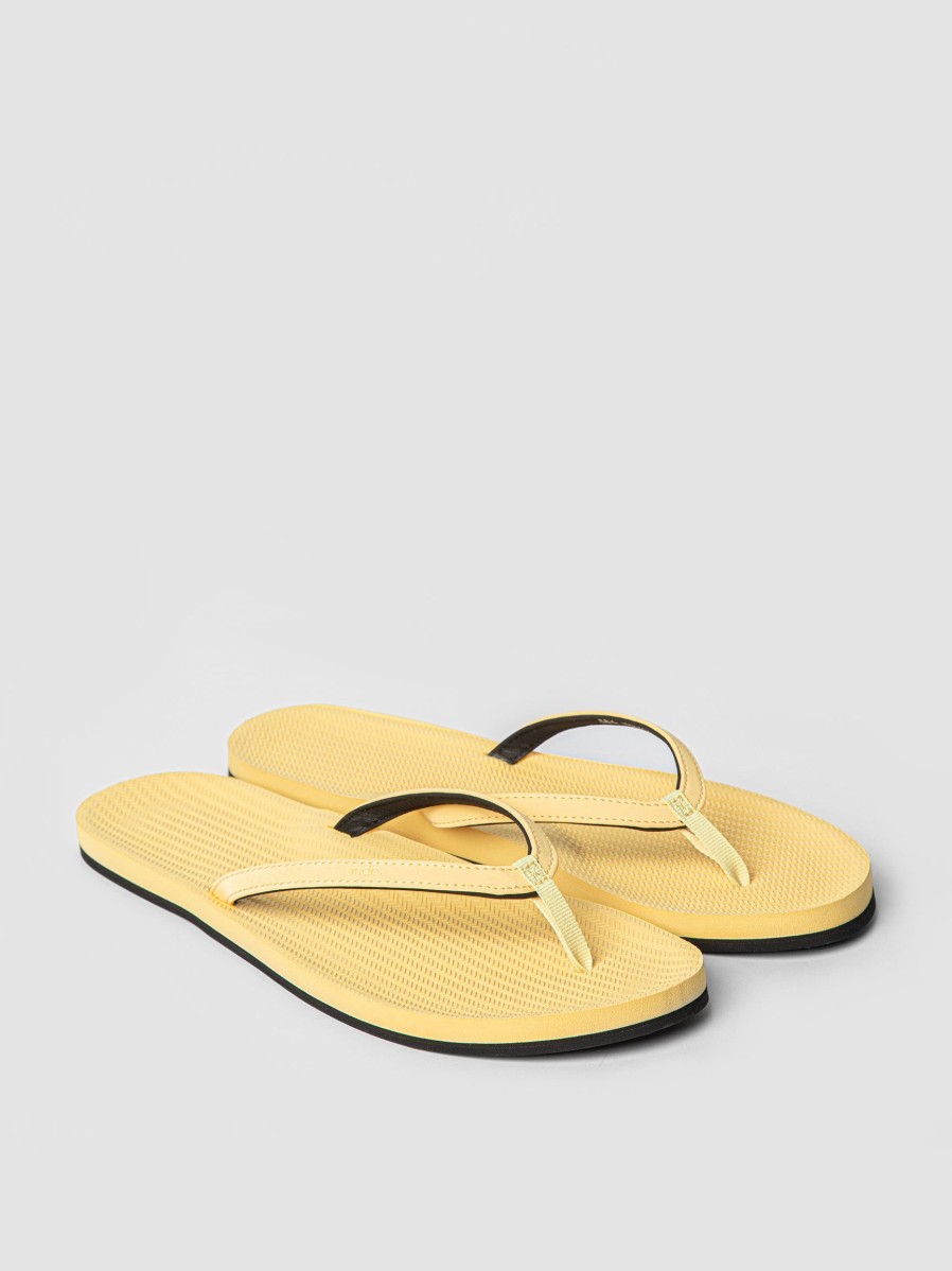 Women Indosole Flip Flops | Recycled Rubber Flip Flops Yellow