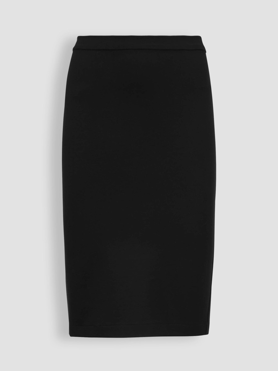 Women Modstrom Skirts | Tanny, Rayon Mix Pencil Skirt Black