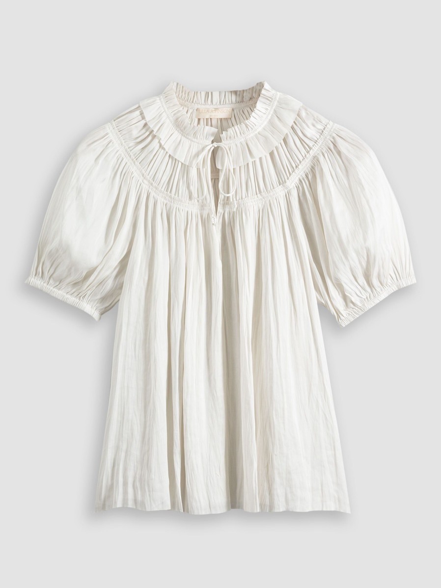 Women Ulla Johnson Tops And Blouses | Eleni, Woven Top Off White