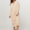 Women Semicouture Dresses And Tunics | Wool/Cashmere Mix Dress Cream