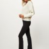 Women Yaya Pants And Jumpsuits | Elastic Scuba Flared Trousers Black