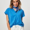 Women Summum Tops And Blouses | Tencel Top Blue