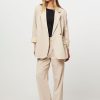 Women Modstrom Blazers And Jackets | Park, Linen/Cotton Mix Blazer Cream