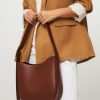 Women Closed Bags | Leather Shoulderbag Lightbrown